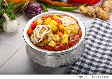 Indian cuisine Kashmari aloo dum Indian cuisine Kashmari aloo dum 109144460
