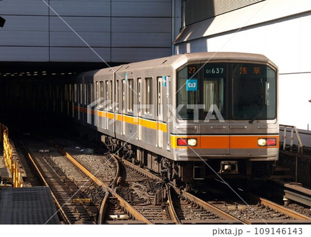 東京メトロ銀座線 01系第37編成 渋谷 留置線 東京メトロ銀座線 01系第37編成 渋谷 留置線 109146143