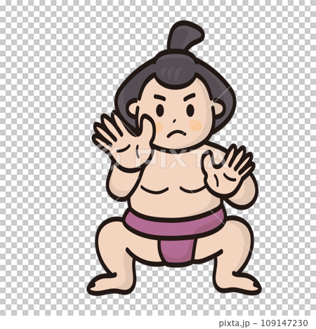 かわいいお相撲さんのイラスト_相撲取り_力士 かわいいお相撲さんのイラスト_相撲取り_力士 109147230