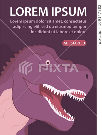 Predatory dinosaur t rex of the Jurassic period 109147882