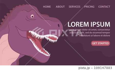 Predatory dinosaur t rex of the Jurassic period Predatory dinosaur t rex of the Jurassic period 109147883