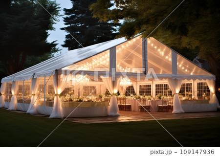 Outdoor wedding tent 109147936