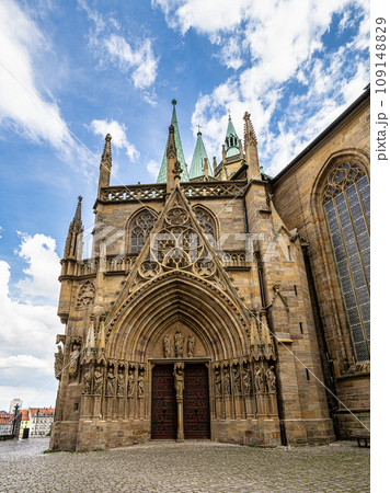 Erfurt Cathedral and Collegiate Church of St Mary, Erfurt, Germany. Erfurt Cathedral and Collegiate Church of St Mary, Erfurt, Germany. 109148829