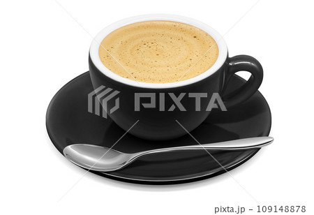 カフェオレ イラスト リアル 109148878