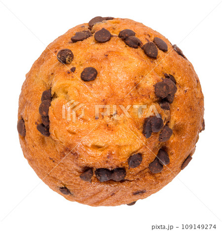 Muffins with chocolate chips 109149274