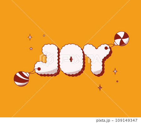 Cartoon funny label. 109149347