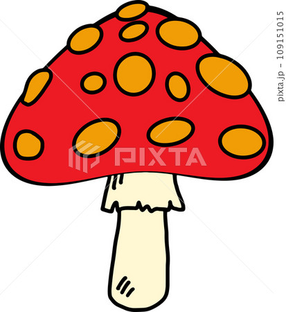The Mushroom drawing free hand image for food concept. The Mushroom drawing free hand image for food concept. 109151015