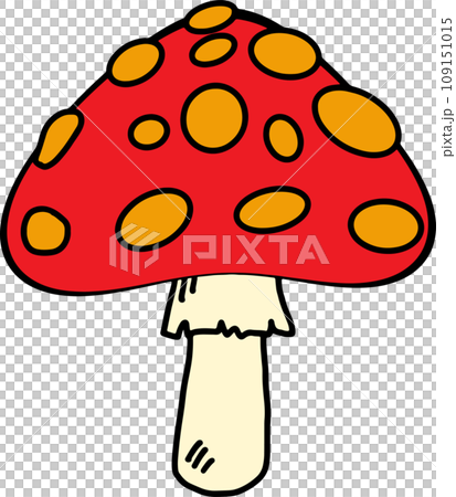 The Mushroom drawing free hand image for food concept. The Mushroom drawing free hand image for food concept. 109151015