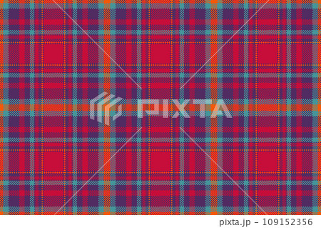 Textile texture tartan of vector seamless fabric with a background check plaid pattern. Textile texture tartan of vector seamless fabric with a background check plaid pattern. 109152356