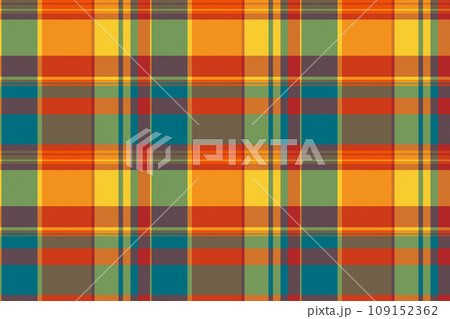 Pattern check texture of fabric textile background with a seamless tartan vector plaid. 109152362