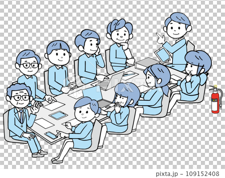 10 名小組成員在學校會議期間 109152408