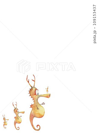 年賀素材 2024 令和6年 辰年 年賀素材 2024 令和6年 辰年 109153437