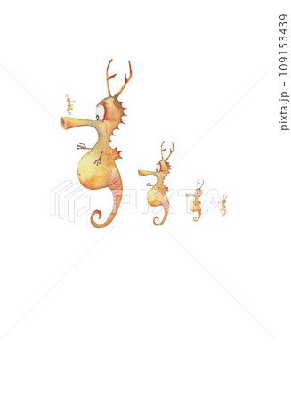 年賀素材 2024 令和6年 辰年 年賀素材 2024 令和6年 辰年 109153439