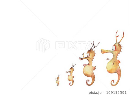 年賀素材 2024 令和6年 辰年 年賀素材 2024 令和6年 辰年 109153591