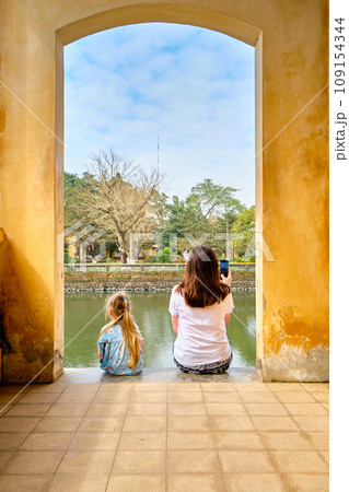 Imperial Royal Palace of Nguyen dynasty in Hue, VIETNAM. 109154344