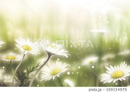 Beautiful floral spring abstract background of...のイラスト素材 [109154979 ...