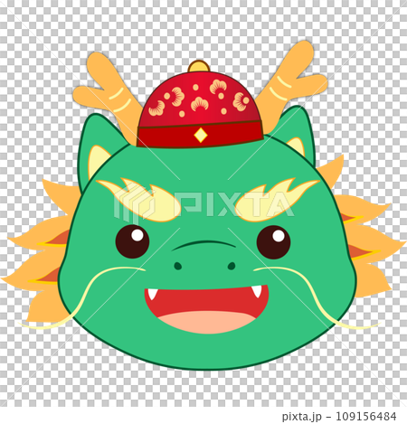 可愛的卡通龍-插圖素材 [109156484] - PIXTA圖庫