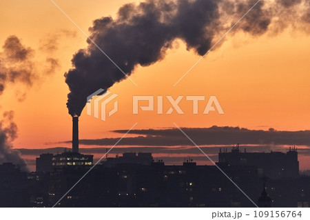 Smoking power plant 109156764