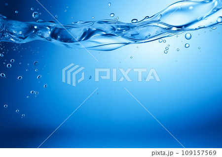 穏やかな水面の波 109157569