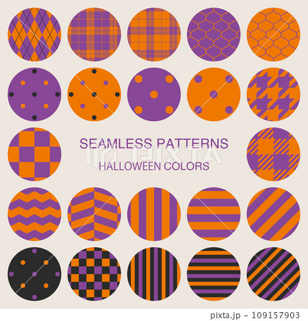 ハロウィンカラーのスウォッチ（22種類） 109157903