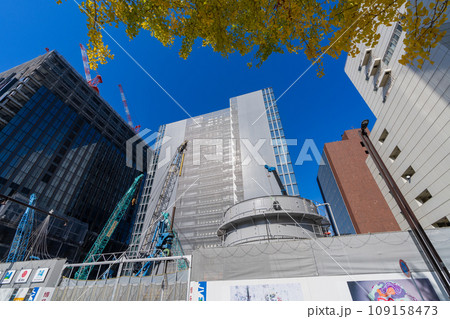 《福岡県》2023年11月の福岡市中央区（福岡市役所付近） 109158473