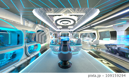 宇宙船内の検査室 109159294