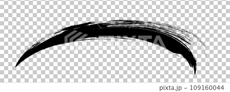 The texture of the brush. Ink. ink. Brush pattern. Brush stroke material. brush stroke. 109160044