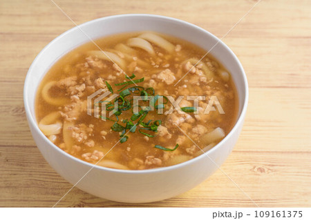 温まる 鶏そぼろ餡かけうどん 温まる 鶏そぼろ餡かけうどん 109161375