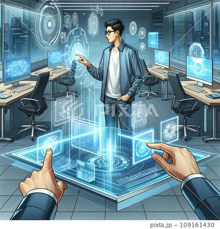 未来のオフィス 未来のオフィス 109161430