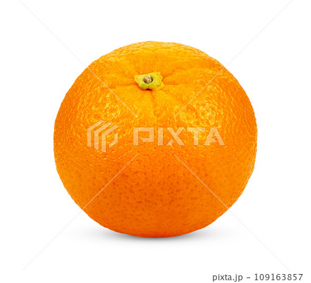Orange fruit isolated on white background 109163857