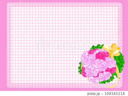 カーネーションのカードイラスト カーネーションのカードイラスト 109165218