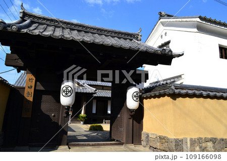 大分県竹田市「歴史の道」の散策コースの景観 [竹田創生館」 大分県竹田市「歴史の道」の散策コースの景観 [竹田創生館」 109166098