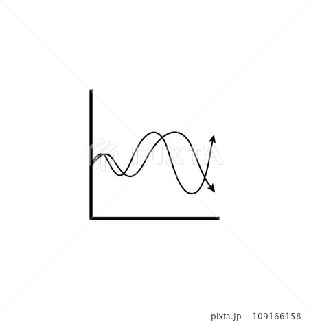 market volatility icon illustration design 109166158