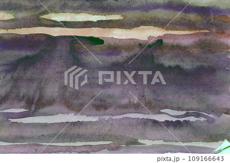 Striped purple -gray watercolor background texture Striped purple -gray watercolor background texture 109166643