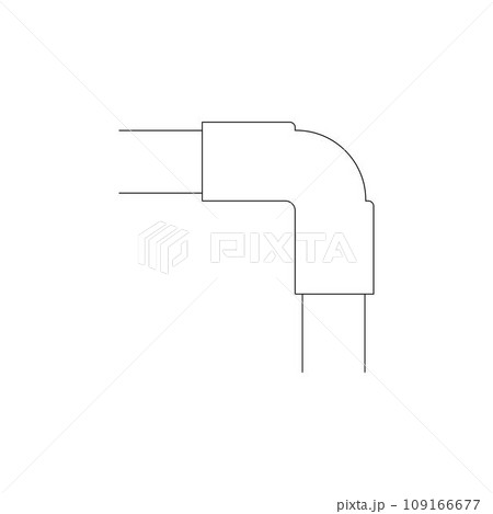 pipe connection icon illustration design 109166677