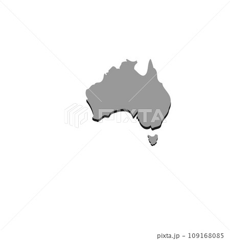 australia map logo illustration design 109168085
