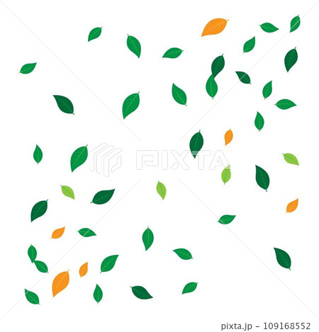 scattered leaf background illustration design 109168552
