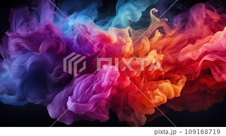 Silken Smoke Curves: Fluid Artistry in Motion. AI generation Silken Smoke Curves: Fluid Artistry in Motion. AI generation 109168719