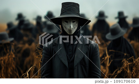 The mysterious gent. AI generation 109170610