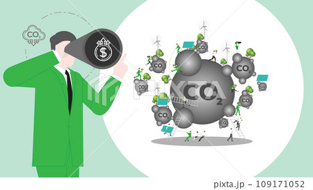 ESG sustainability business visionary. Carbon credit vision from reduce carbon footprint and carbon dioxide to carbon offset. Vision of CO2 ESG sustainability business visionary. Carbon credit vision from reduce carbon footprint and carbon dioxide to carbon offset. Vision of CO2 109171052