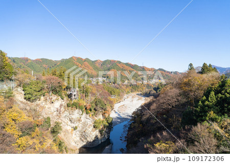 白川橋から見た荒川（秩父鉄道・三峰口付近） 109172306
