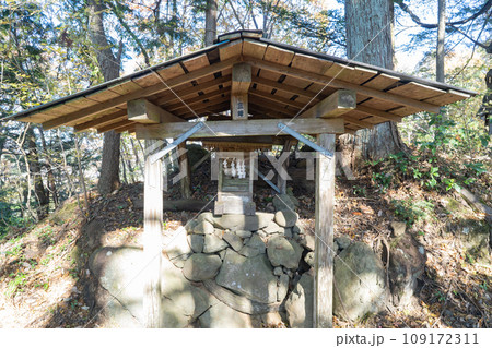 四阿屋山の薬師堂コースにある神社（秩父） 109172311