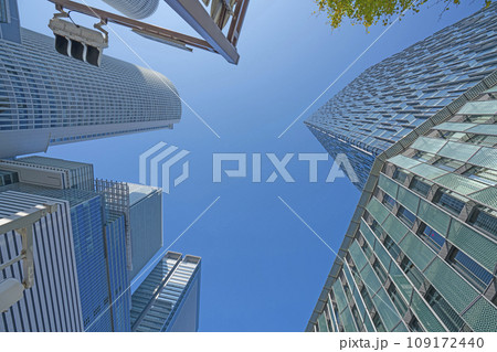 名古屋駅前のビル街 名古屋駅前のビル街 109172440