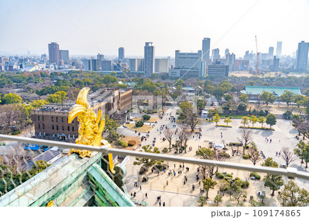大阪城天守閣から見る景色 109174865