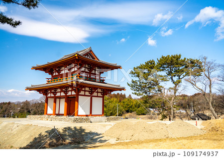 多賀城南門　多賀城外郭南門　宮城県多賀城市 109174937