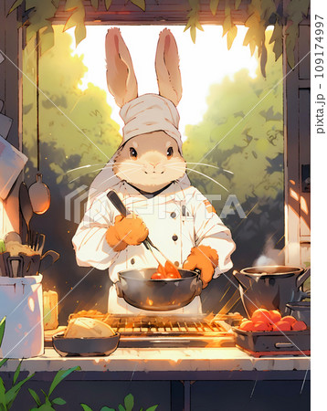 うさぎのコックさん 109174997