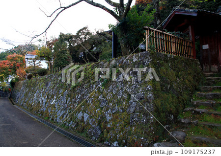 大分県竹田市「歴史の道」の散策コースの景観 「旧竹田荘」 大分県竹田市「歴史の道」の散策コースの景観 「旧竹田荘」 109175237