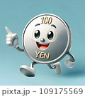 100円玉風イラスト 109175569