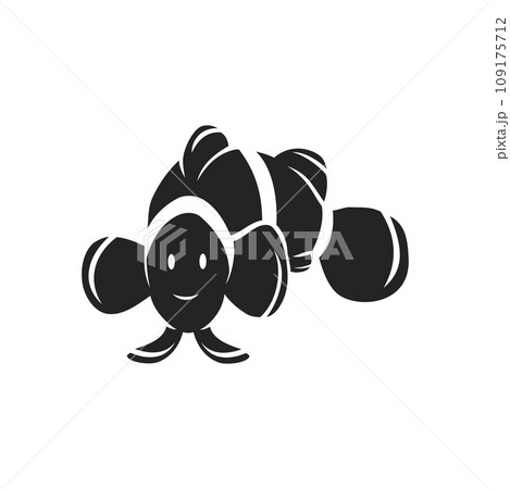 Clown Fish logo template Isolated. Brand Identity. Icon Abstract Vector graphic Clown Fish logo template Isolated. Brand Identity. Icon Abstract Vector graphic 109175712