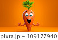 carrot cartoon character 109177940